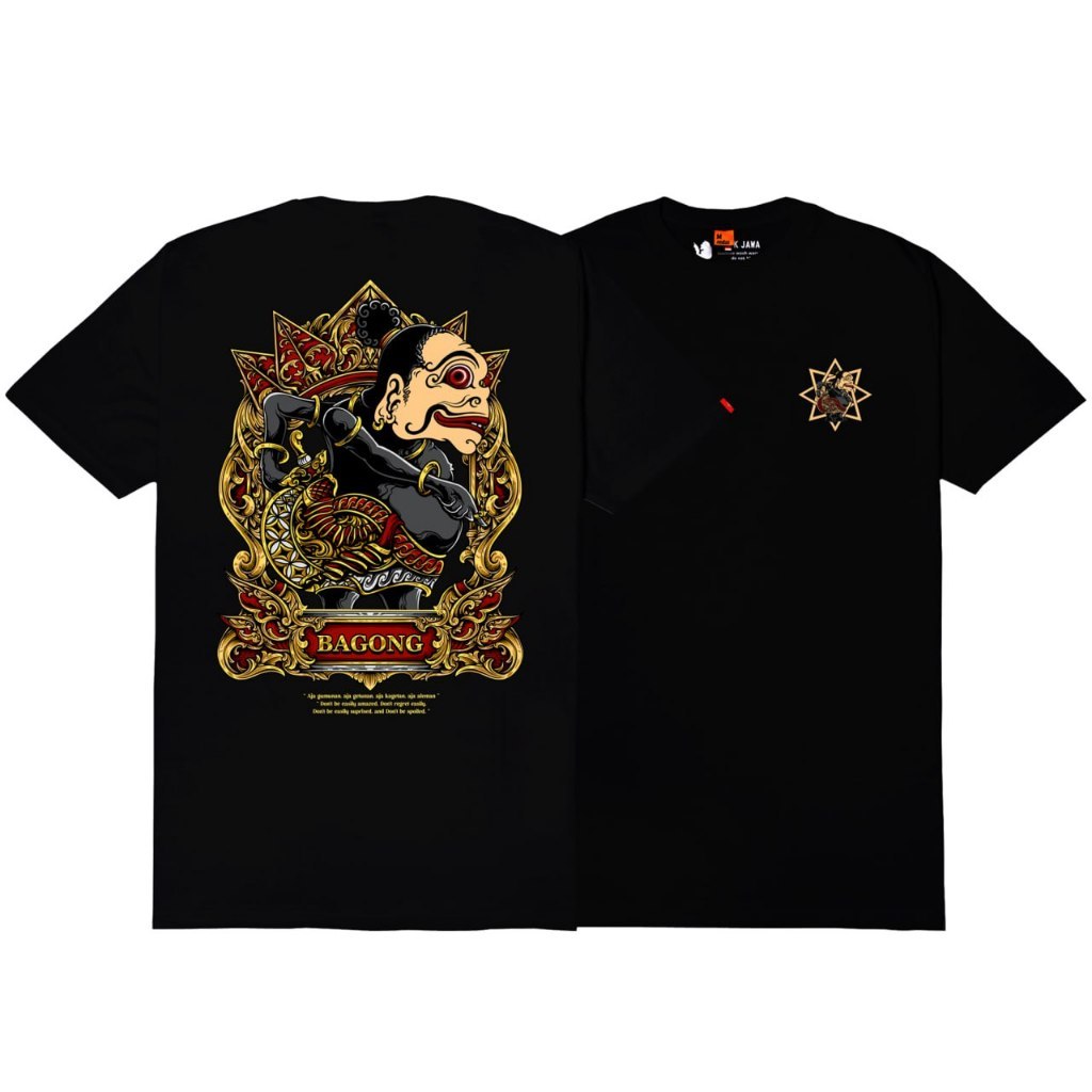 Kaos Wayang Bagong Lengan Pendek
