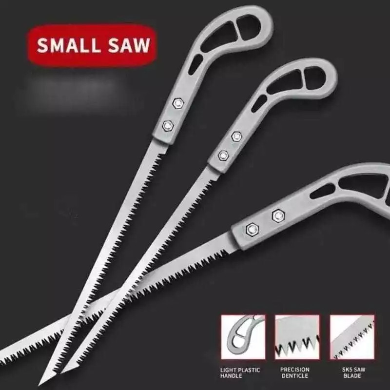 Gergaji Kayu Gagang Tajam Manual Woodworking Hand Sawn Ser Gergaji Tangan Kayu Sederhana
