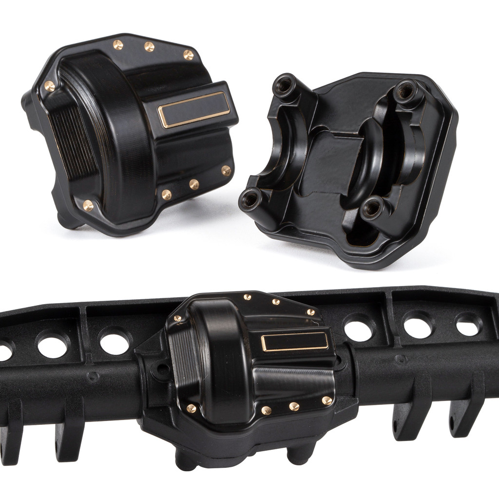 38g/pc Brass ff Cover 3rd Member Housing Weights for Axial SCX10 III AR45 Portal Straight Axle