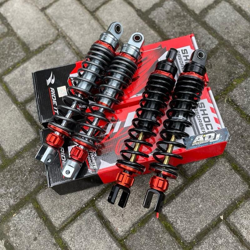 SKOK RIDE IT NMAX NON TABUNG 330mm SHOCK NMAX 330mm non tabung RIDE IT singgle klik