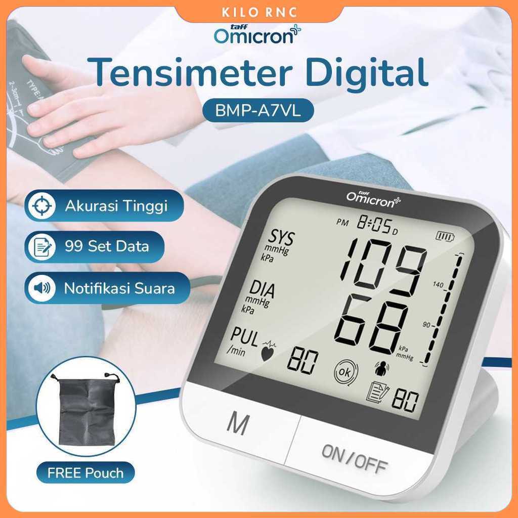TaffOmicron Tensimeter Digital Pengukur Tekanan Darah English Voice - BMP-A7VL