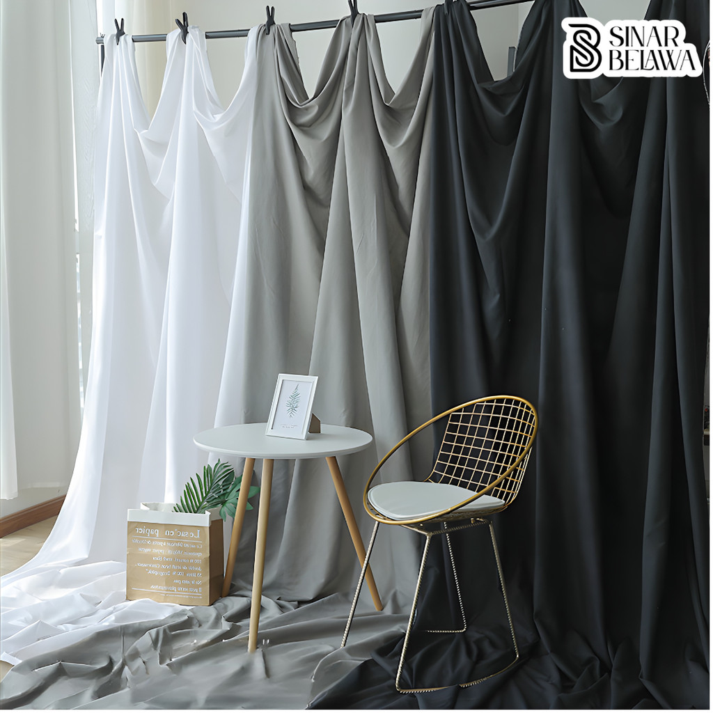 Kain Backdrop Studio Fotografi Cotton Textile Muslin Cloth