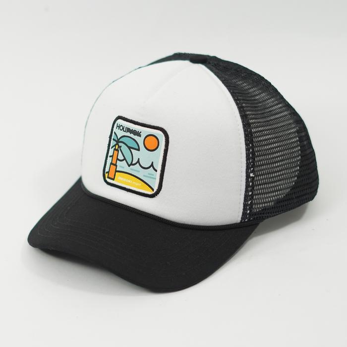 TOPI TRUCKER OMIDOKI HITAM PUTIH OXANA TOPI JARING PRIA DISTRO ORIGINAL