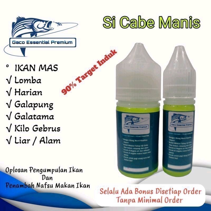 PER HUTANI 30 ML - GACO Essen ikan mas SI CABE MANIS Dijamin anti zonk