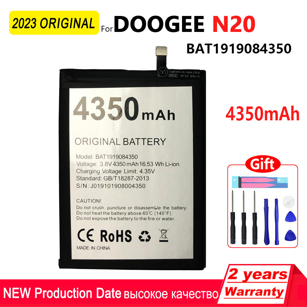 Original Doogee Battery For DOOGEE S30 S50 S55 S60 S70 S95 N20 X55 X60 X90 Y 6 7 8 BL5000 BL5500 BL7