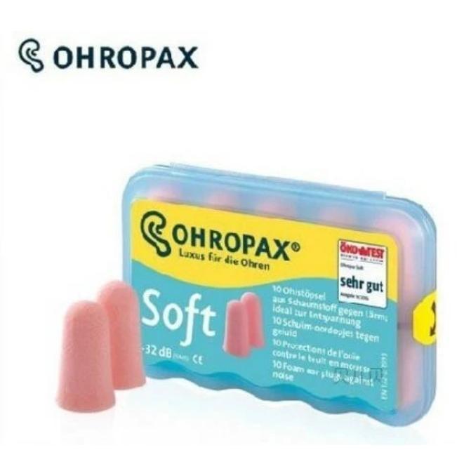 5Pairs Ohropax Soft Foam Ear Plugs Washable Noise Stopping Earplugs