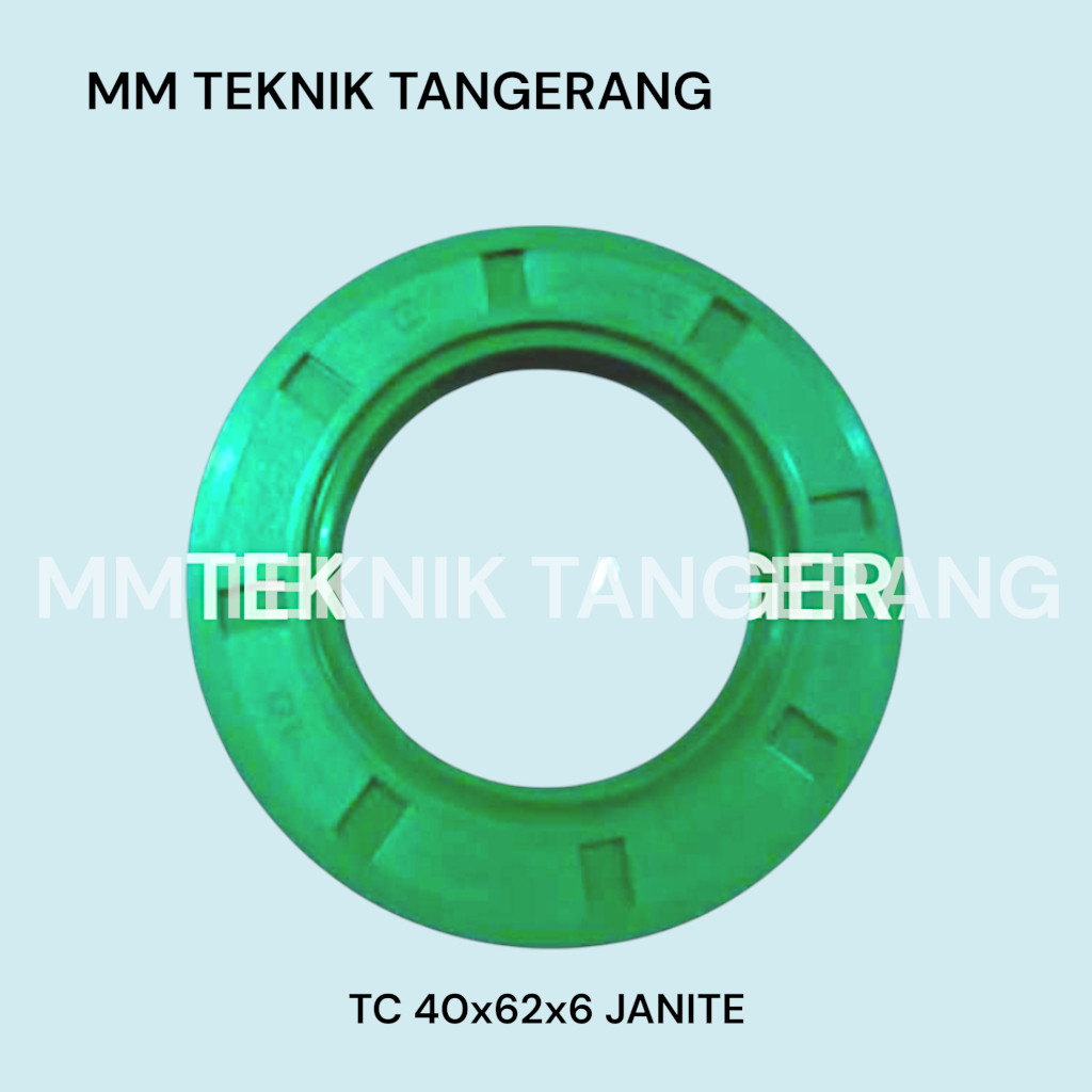 Oil seal TC 40x62x6 merk JANITE 40 x 62 x 6 karet oli sil shock breaker 40 62 6 ShopeeMMB
