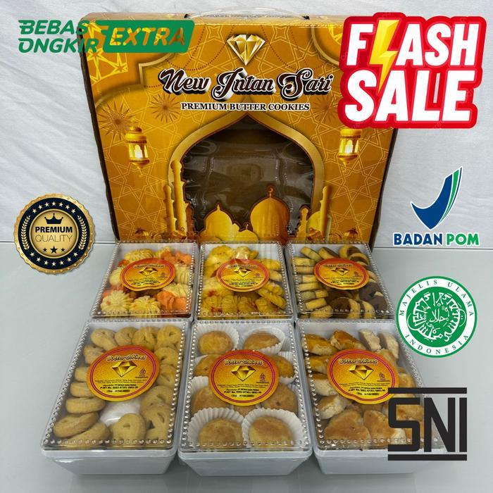 PAKET KUE KERING INTAN SARI PARCEL KUE KERING PAKET KUE LEBARAN MURAH