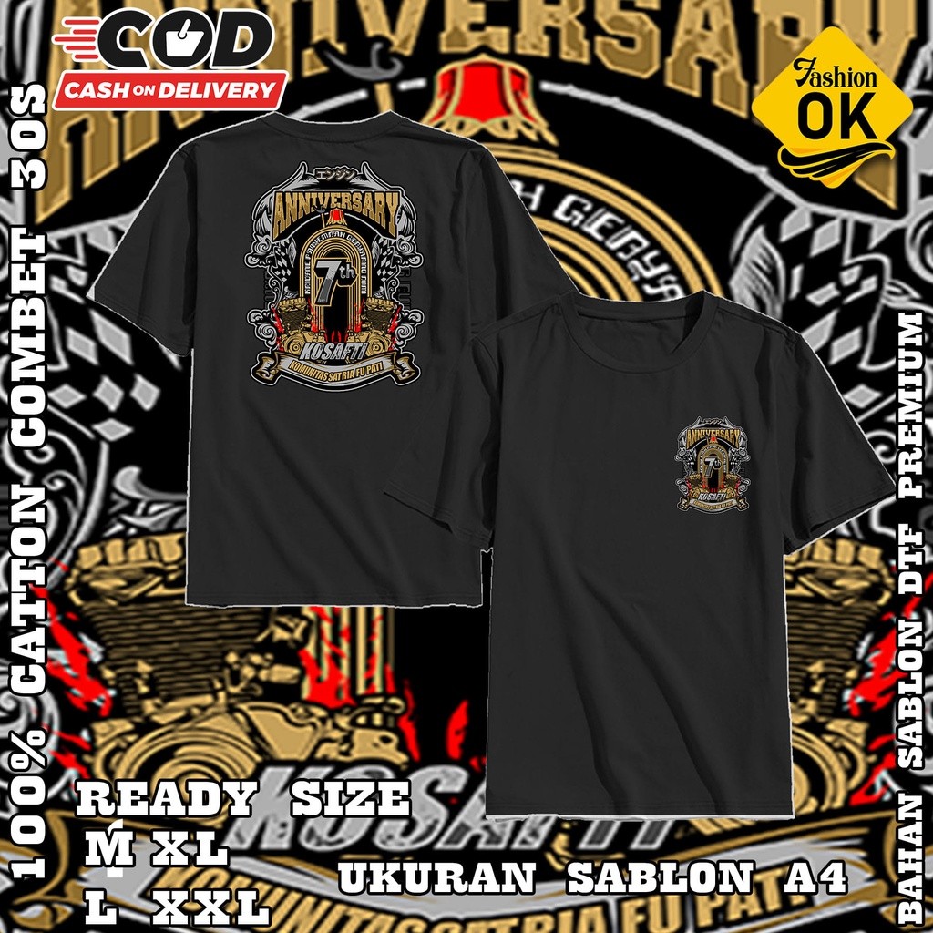 KAOS SATRIA FU 150 TSHIRT SUZUKI BAJU MOTOR RACING SATRIA FU