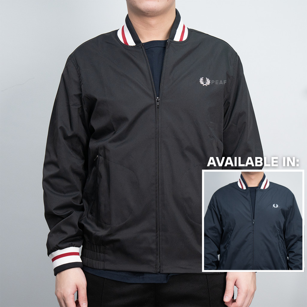 FRED PERRY Twill Bomber Jacket Jaket Bomber Original