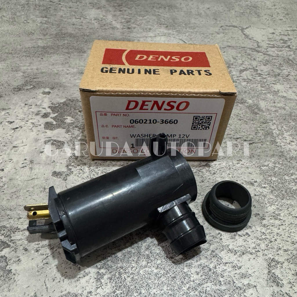 Washer pump motor pompa air wiper Universal Denso 12Volt Ertiga Baleno Aerio Vitara Katana Taff Pant