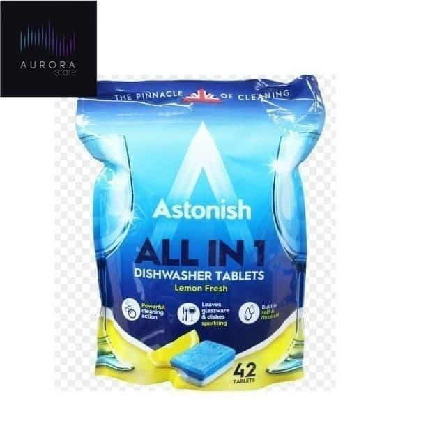 Astonish pembersih Gelas piring 42 tablet dishwasher Tablet