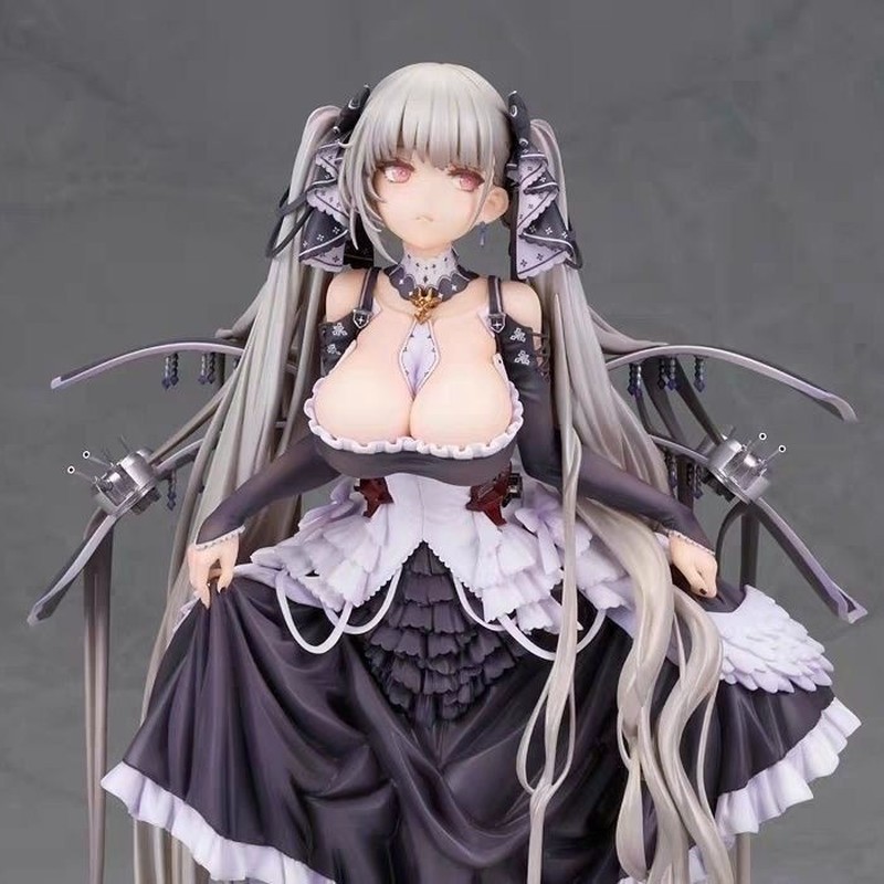 Azur Lane Formidable Figure with Exchangeable Face Parts High Quality Deluxe Statue Gothic Lolita Dr