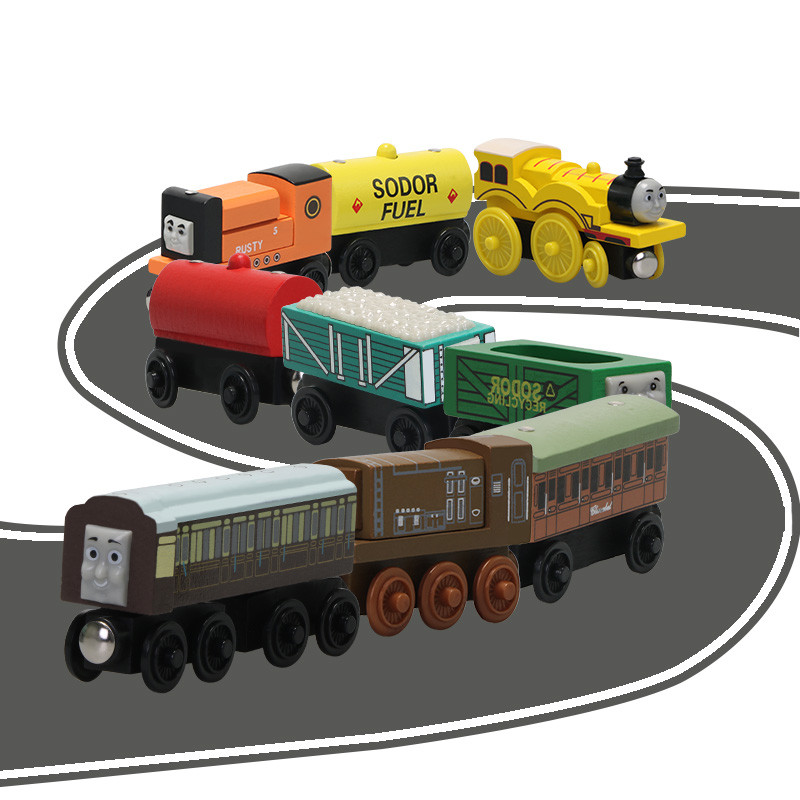 Thomas and Friends Wooden Train Pocket Toy Thomas Train Model Molley Gold esel Lady Toby Railway Roa