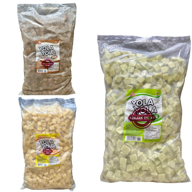 Momogi Yola Yola Stick Bulky Yola Cokelat Yola Keju Yola Pandan