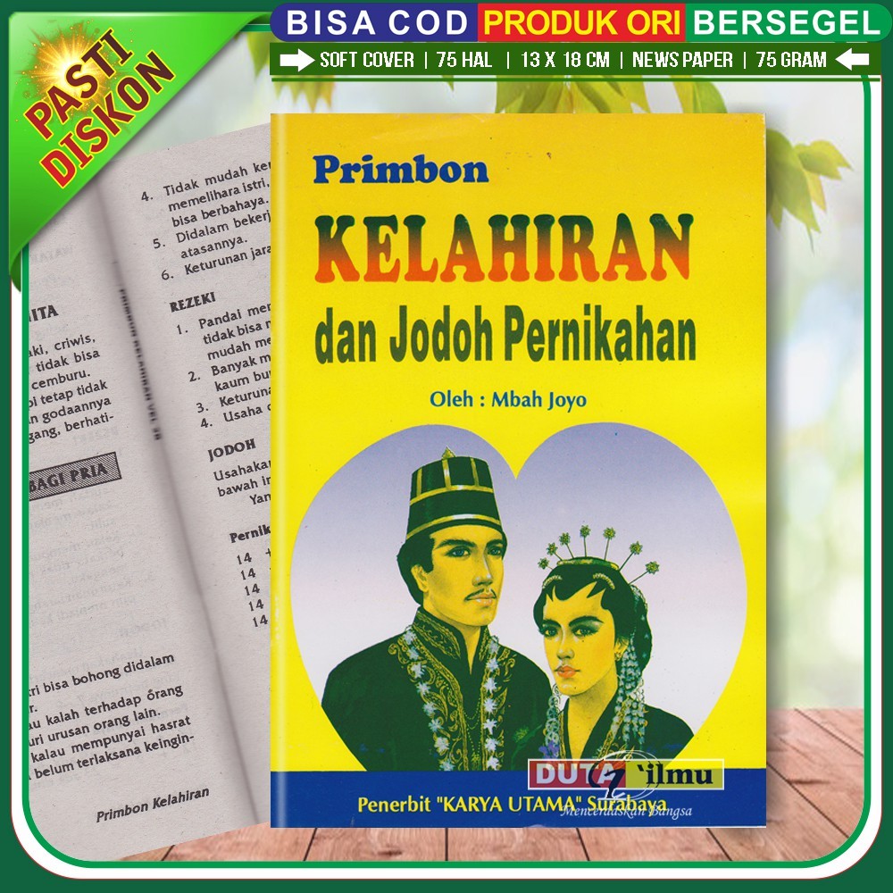Primbon Kelahiran & Jodoh Pernikahan - Karya Utama