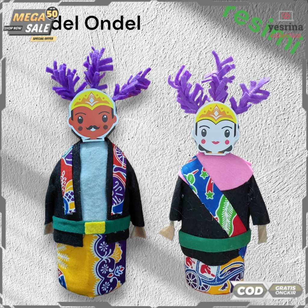 (RO) Mainan Anak Boneka Ondel Ondel Pria dan Wanita TERMURAH TERLARIS TERBARU COD 2026