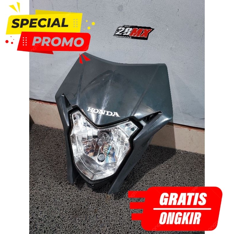 Headlamp Lampu Depan Set Speedometer Batok Original Honda CRF 150L