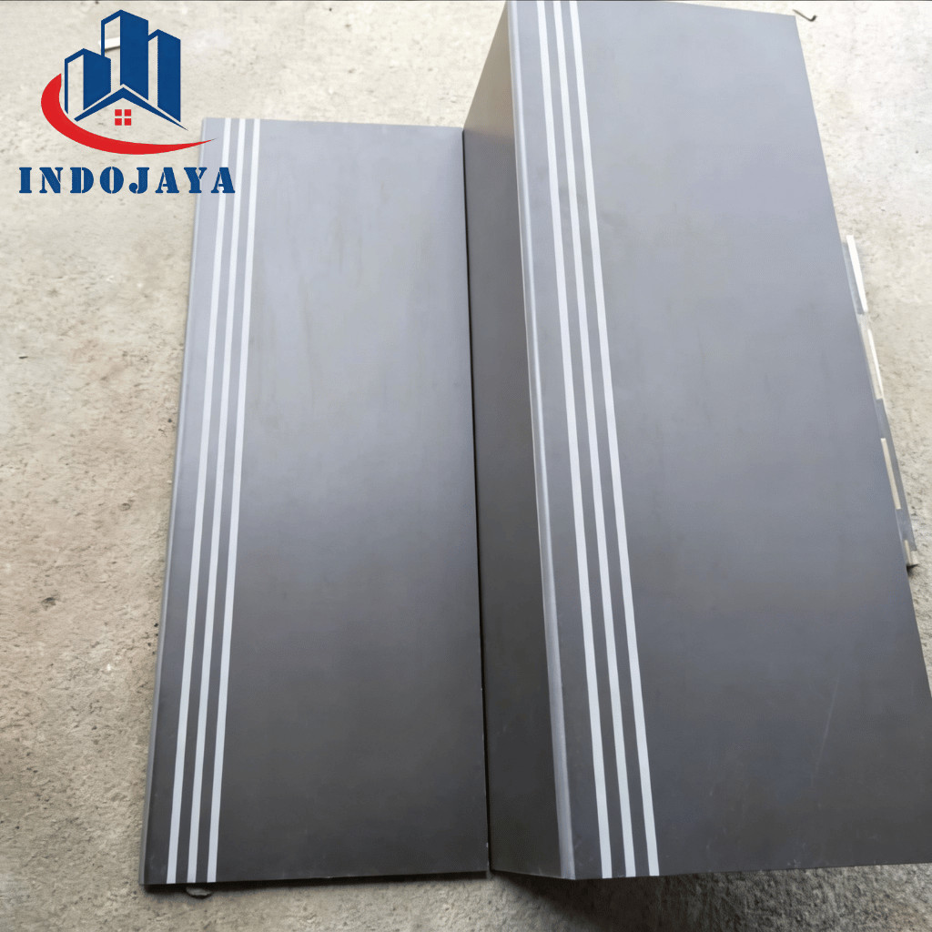 Pijakan Tangga Granit Hitam Dof Custom Stepnosing 30x80 30x120 - Granite Tile Black Matte & Plin Mew