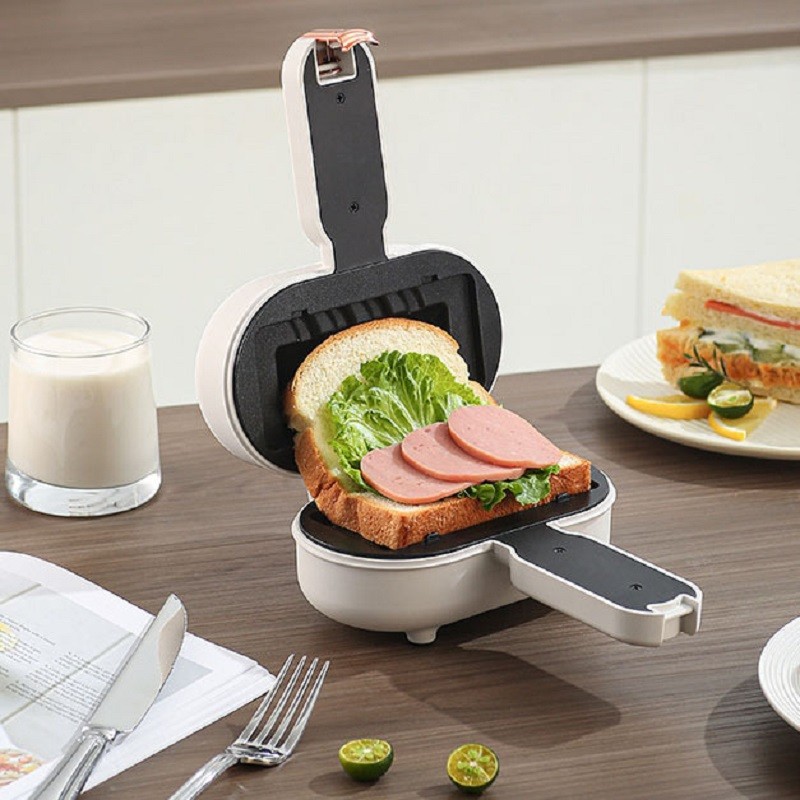 Household Breakfast Maine Light Portable Breakfast Maine 3-in-1 Breakfast Maker Egg Frying Toasting 