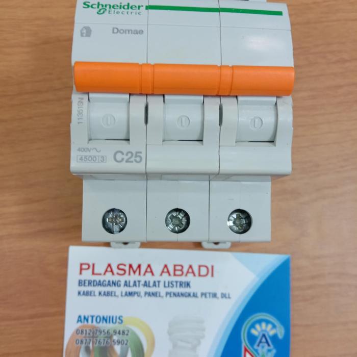 MCB DOMAE SCHNEIDER 3 PHASE 25 A