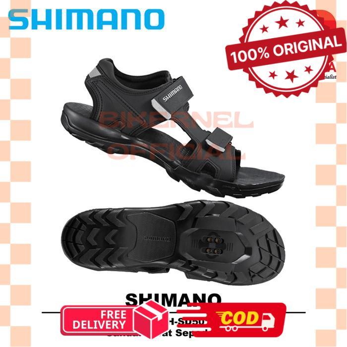 Shimano SH-SD501 SPD Cycling Sandal Sandal Cleat Sepeda MTB - 45