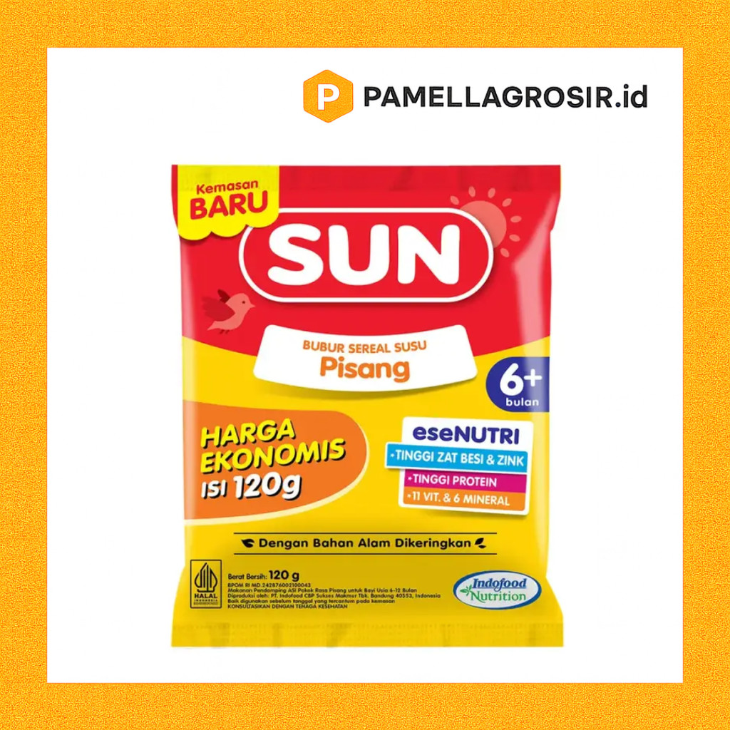 SUN BUBUR EKONOMIS PISANG 120GR