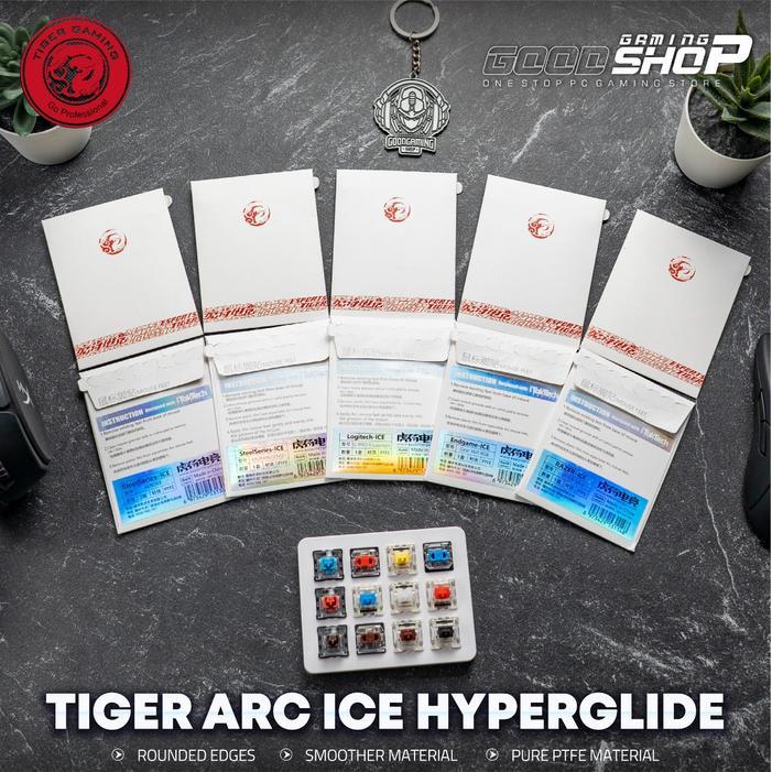 Stapler & Co TIGER ARC ICE EDITION Hyperglide/Hyperglides - Gaming Mouse Glide/Feet - G304