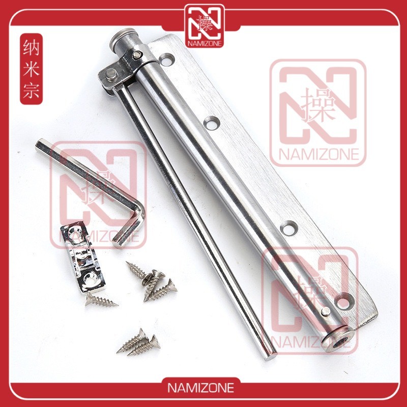 NAMIZONE Door Closer Otomatis Mini Penutup Pintu Engsel Koboi Per Stang Sistem Pegas Stabil Material