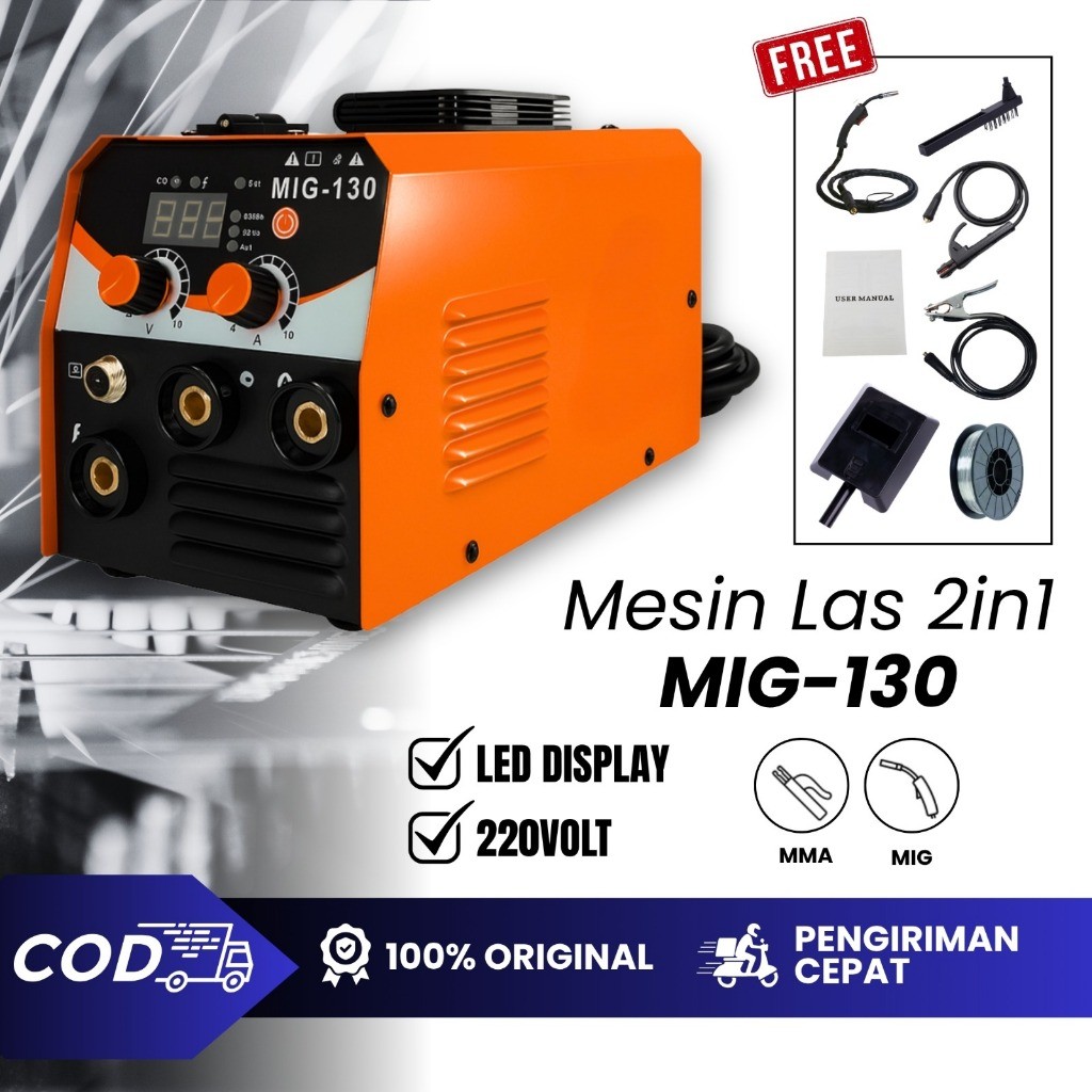 MESIN LAS MIG LAS MMA LAS MESIN LAS 130 900WATT