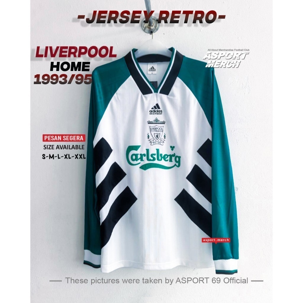 RETRO LIVERPOOL AWAY 1993 1995 LONG SLEEVE TULANG