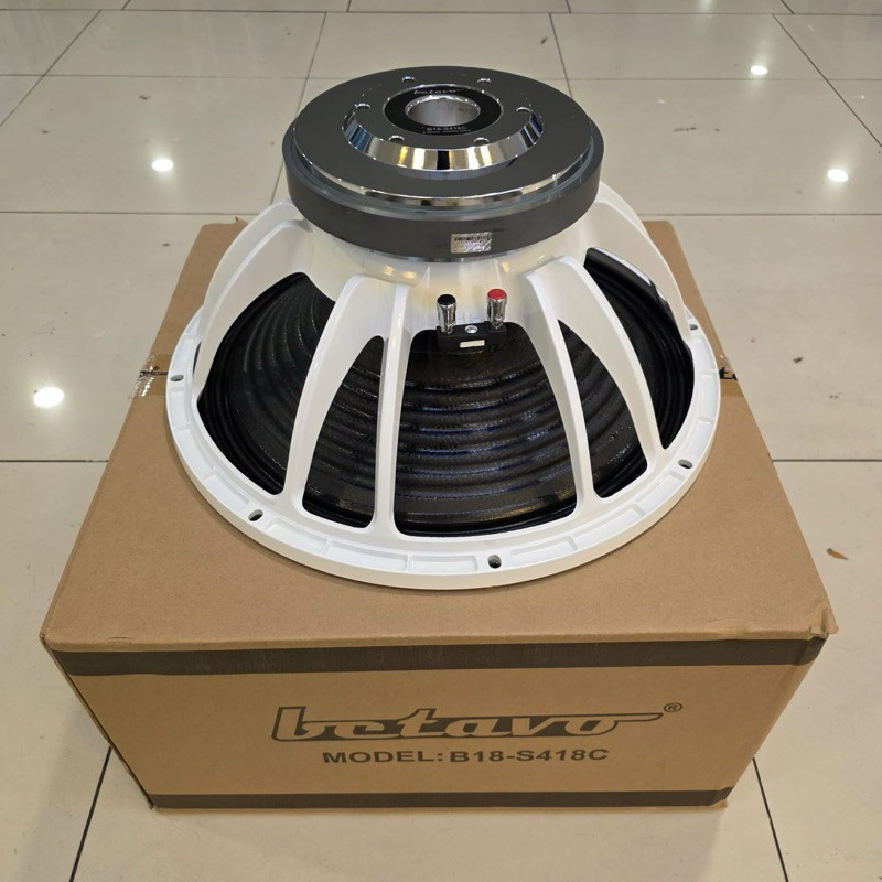 speaker komponen betavo b18 s418c original 18 inch speaker carbon betavo B18S418C