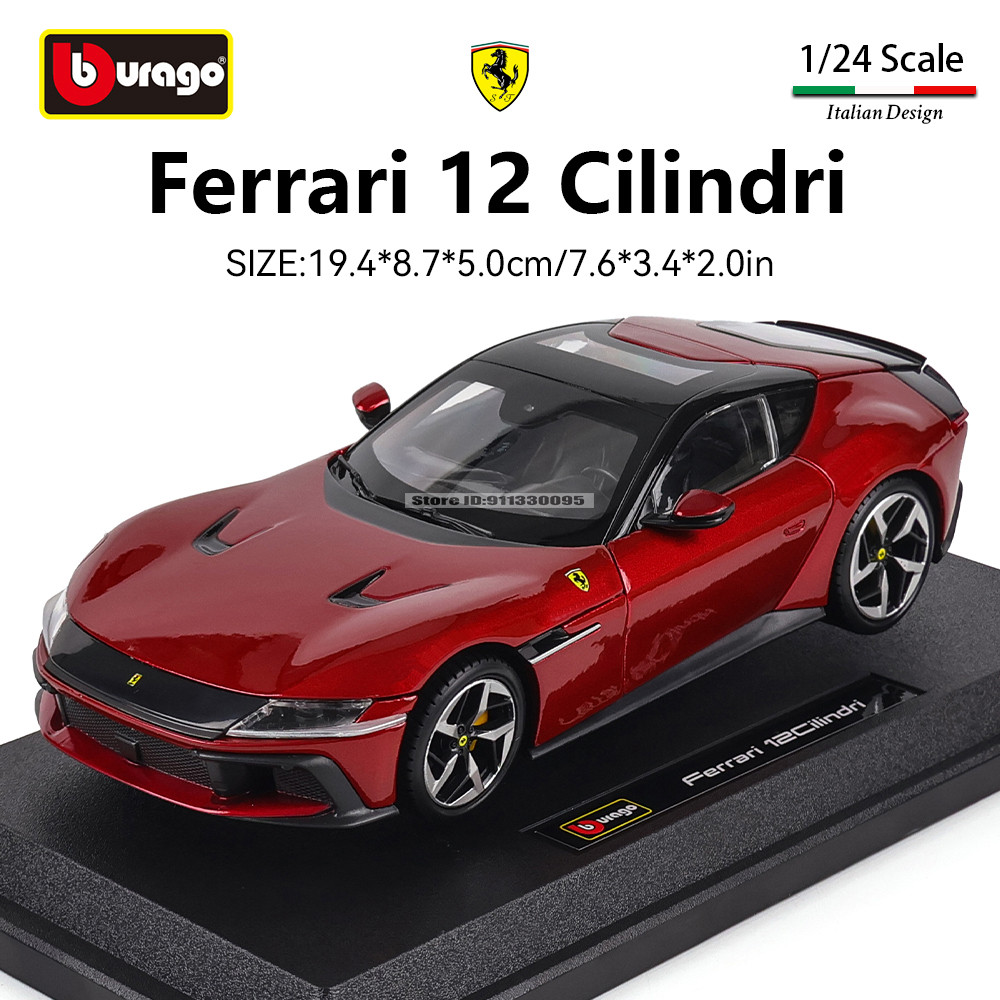 Bburago 1:24 Ferrari 12 Cilindri LAFERRARI 250 SF90 Roma F12 PUROSANCUE SP1 ENZO Alloy car model Die