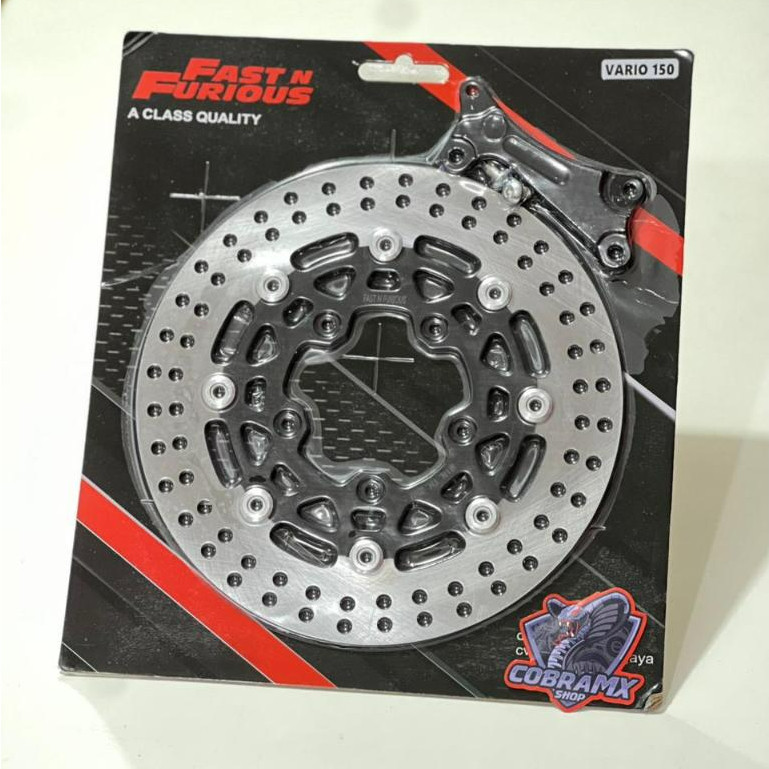 Disc Piringan Cakram Besar 260mm + Breket Vario 125 150 New Lubang Baut 5 fast n furious