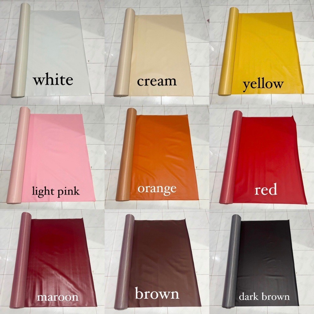 VID Perlak Bayi Meteran / Alas Ompol Waterproof Polos ( Kulit Sintetis Oscar ) untuk Perlak Dewasa K