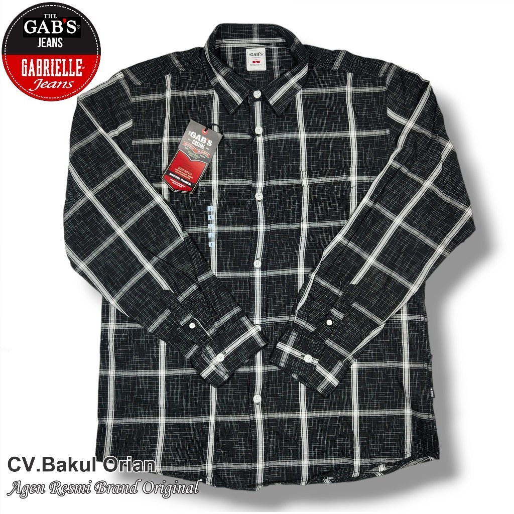 Kemeja Pria Baju Cowok Gabrielle Regular - HA03328RU