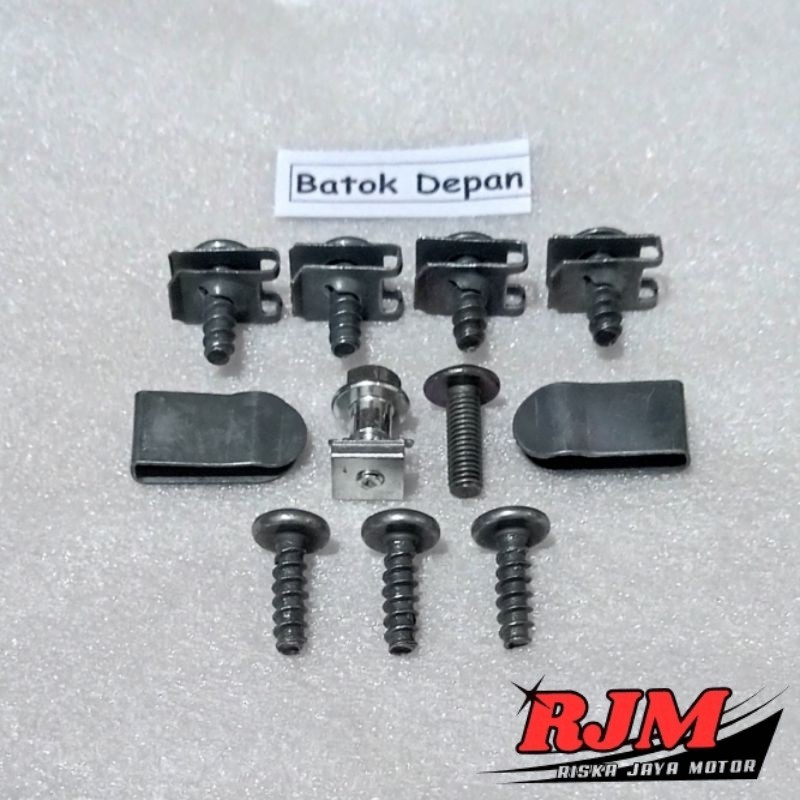 Baut Full Set Cover Bodi Body Batok Depan Suzuki Spin 125 Karbu Karburator Lama