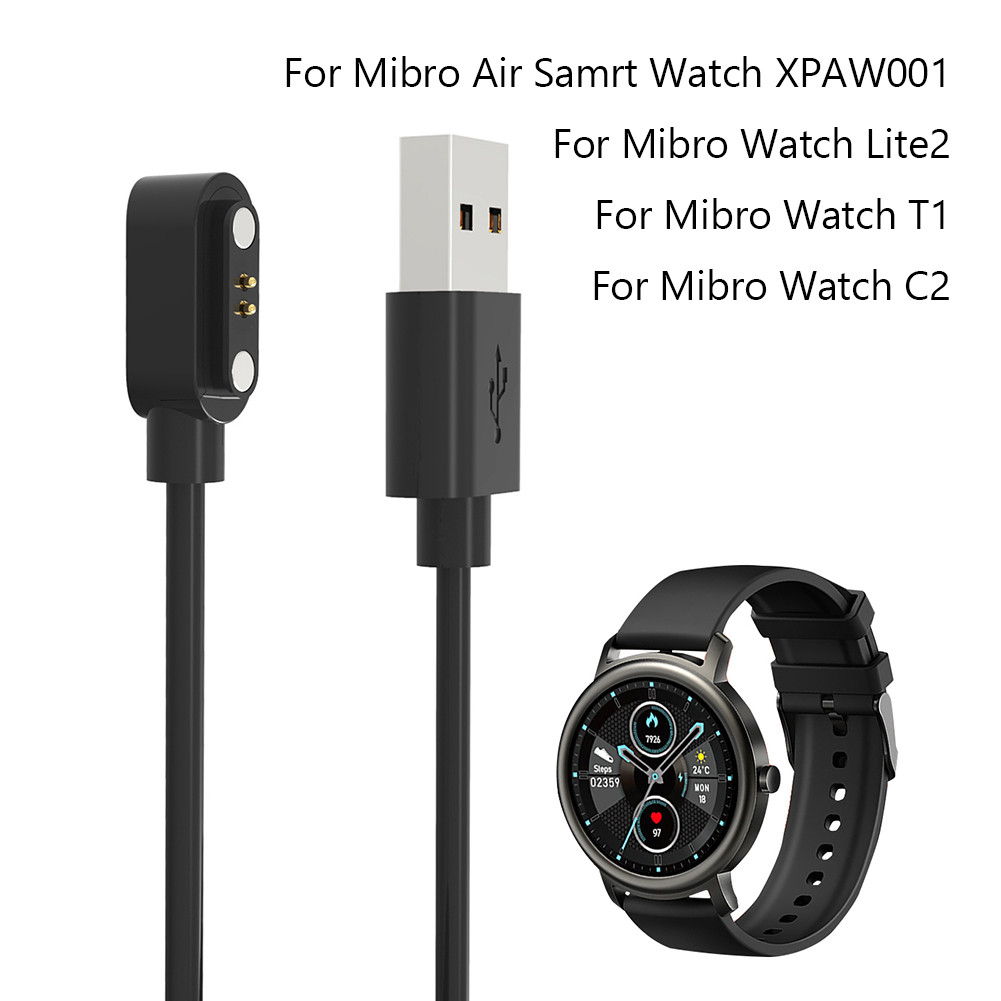 Smart Watch Charger for Xiaomi Mibro Watch Lite 2/T1/C2 Watch USB Magnetic Charger Fast Charging Cab