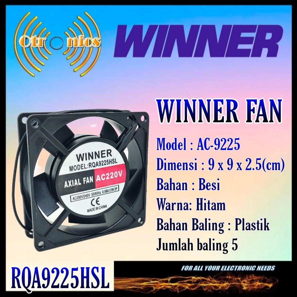 Fan AC 220V 9cm Winner
