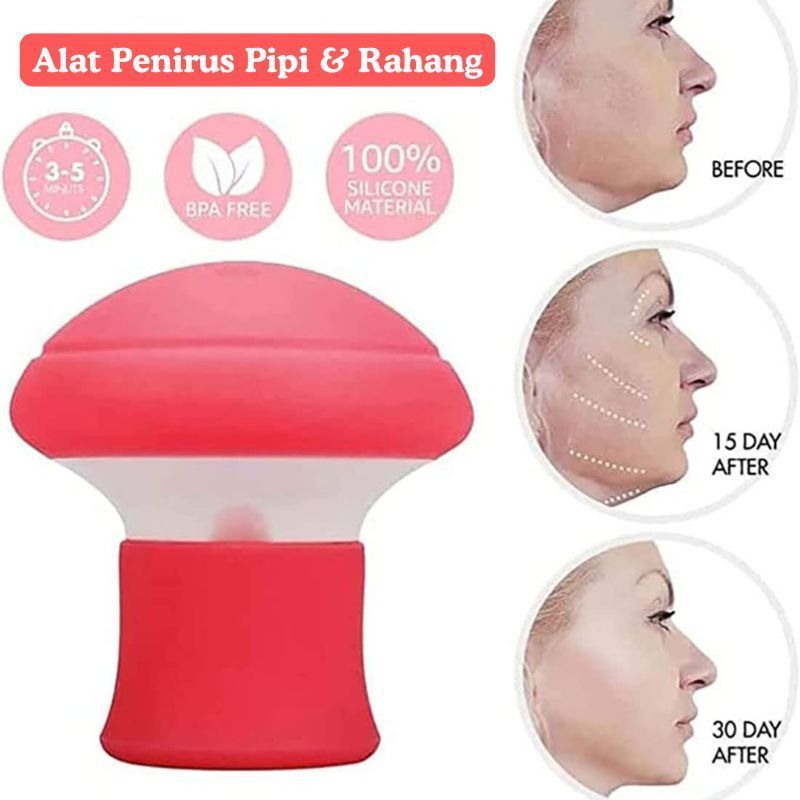 Alat Penirus Pipi Dagu Permanen Silikon Penirus Wajah Muka Tembem Double Chin