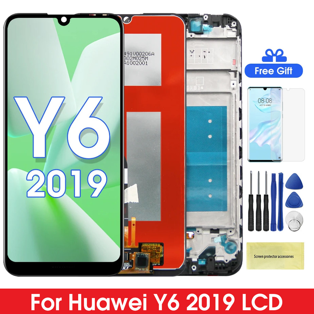 Y6 Prime 2019 LCD splay for Huawei Y6 2019 LCD splay With Tou Screen gitizer Assembly for Huawei Y6 