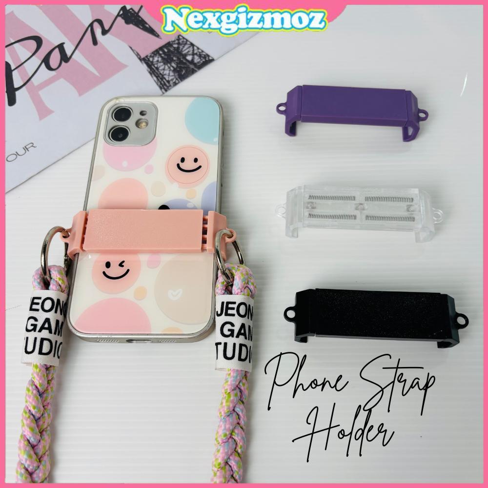 Pengait Tali HP Silikon Holder Universal Strap HP Belakang Casing Anti Jatuh Alat Bantu Gantungan La