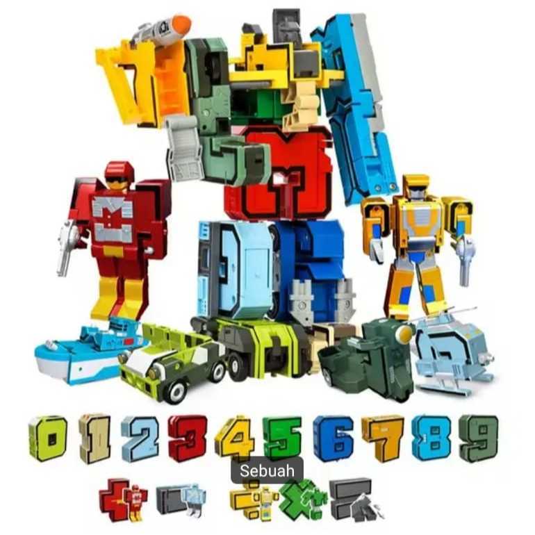 Mainan168 - Mainan Robot Angka 0-9 Besar