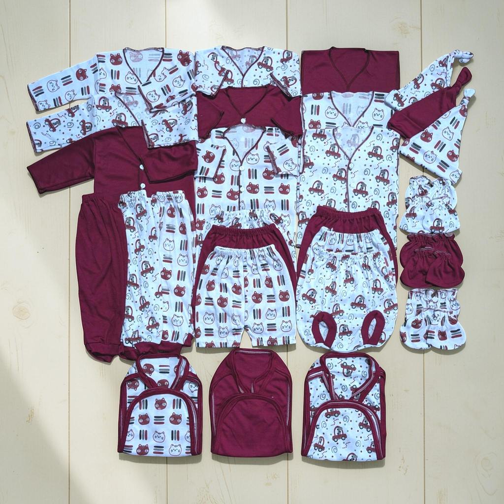 Gulden Baby 39 Pcs Baju Bayi Newborn Laki-laki dan Perempuan Paketan Brojol Lengkap Kado Lahiran