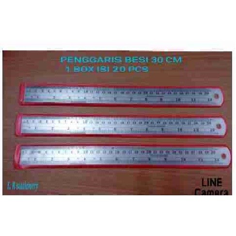 Penggaris / Penggaris BESI 30cm / Penggaris panjang fancy / Penggaris Fancy
