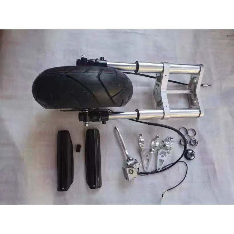 Paket Kaki-kaki Depan Upside Down Honda Monkey | Gorilla | Minibike | Ring 8 Inch | Include Pengerem