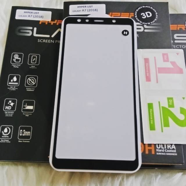 [ORIGINAL BOSS] Tempered Glass ASUS Zen Max Pro M1/M2/Max M2 HYPER 3D Full Glue Black