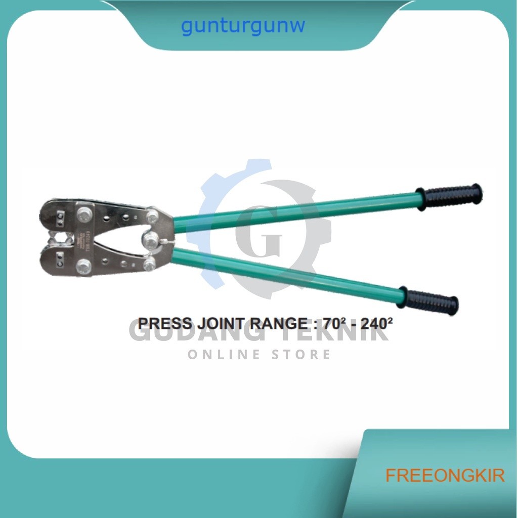 Tang Skun Manual WIPRO TSM-70240 / Tang Skun Kabel CRIMPING PLIERS WIPRO TSM70240 - Tang Crimping Ma