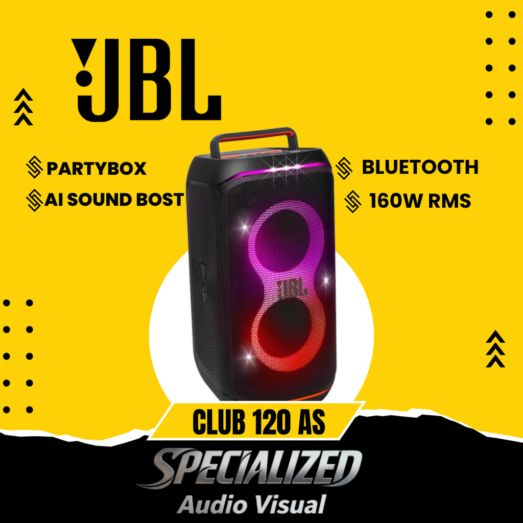 JBL Party Speaker Black - JBL PB CLUB 120 As