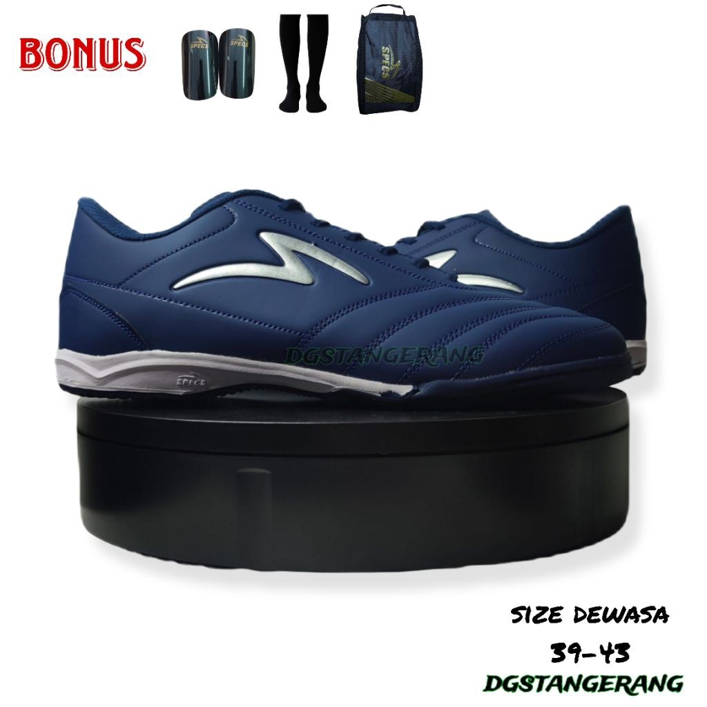 DGS TANGERANG - Paket Dewasa Futsal Sepatu Futsal Specs Sol Tebal Dua Warna Olahraga Termurah